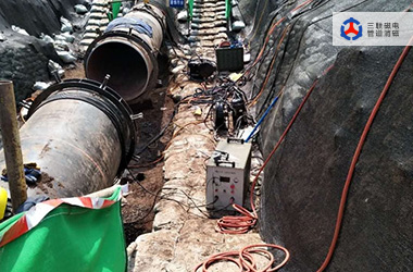 三聯(lián)磁電新型管道消磁機出色完成中緬線石油管道消磁作業(yè)